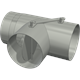 Abgas Doppel-Umlenkklappe D180x180x180