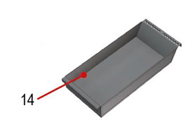 Aschekasten 80x260x430 SD 9E