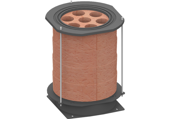 Aufsatzspeicher GT 4 Speicherringe 83kg