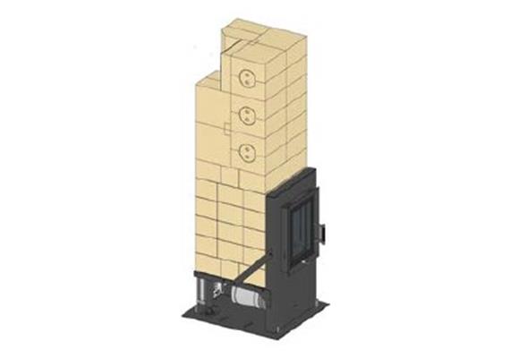 BRULA Feuerraum komplett 50/50 - 50/50/6.5 cm