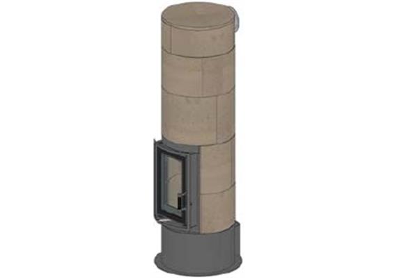 BRULA Feuerraum komplett R250 mm  aus Vergussschamotte
