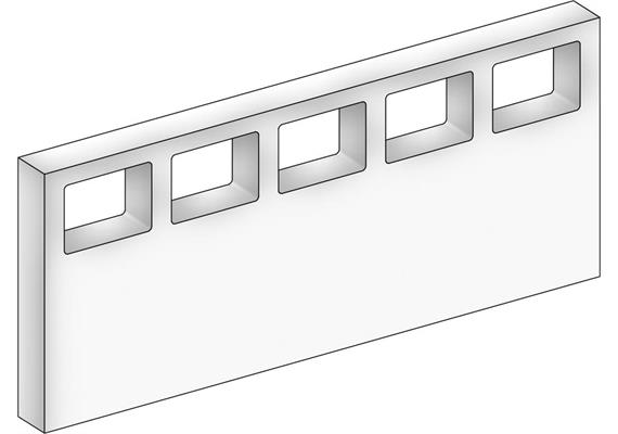 BRULApor Umluftpaneele 700x300x50mm gerade *solange Vorrat reicht - 30/70/5 cm