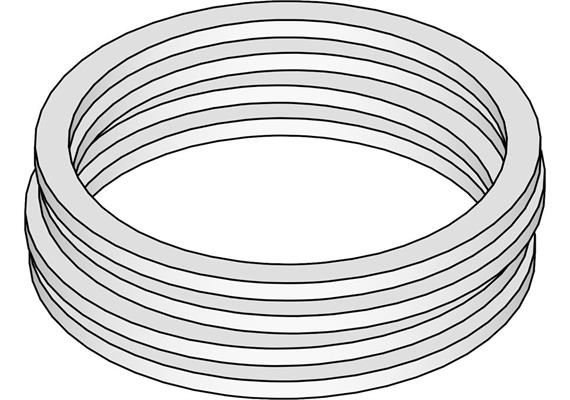 Dichtungsringe für Alu-Reinigungsbuchsen, 10 St./Set