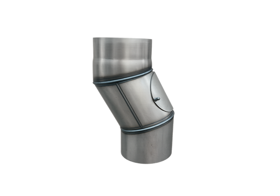 Etagenkniebogen mit Versatz D=160 mm
