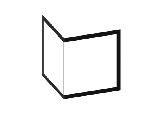 Glas Ekko 45/45 K 90G 438x436,5x421x4