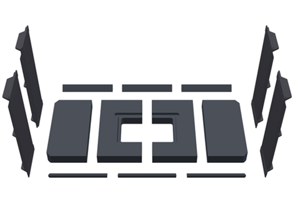IAK Wand Lina TV 87 H51/57 GRW