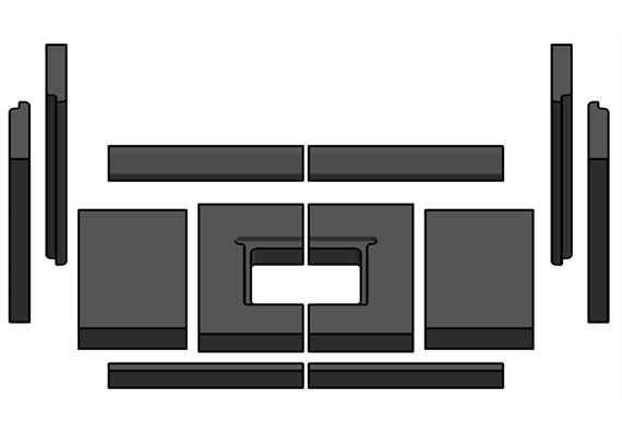 IAK Wand Lina TV 87 H51 SGA