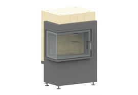 Komplett-Feuerraum Typ C 90° Links mit  Türe GT-Air 90°