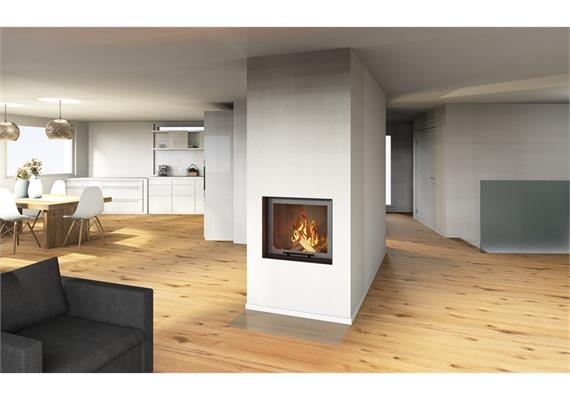 Komplett-Speichercheminée New Front - B92/T80/H225 cm