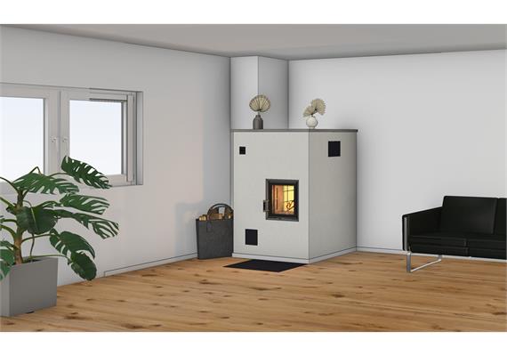 Komplett-Speicherofen Opes - L105/T71/H150 cm