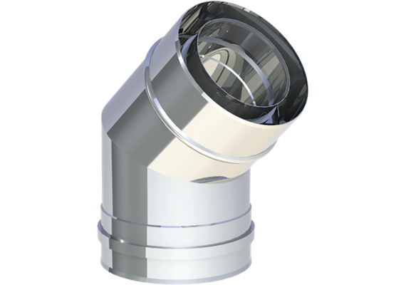 LAS100/150 Winkel starr 45G + Klemmband