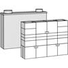 MHK 100, 1065x780x275mm, Eingang 180mm, Ausgang 160mm