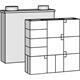 MHK 75, 810x780x275mm, Eingang 180mm, Ausgang 160mm