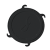 Revisionsdeckel GG mit Logo d155 la