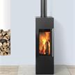 Skanderborg Kaminofen  Ferro Da  Stahl schwarz  Abgang hinten | Bild 2