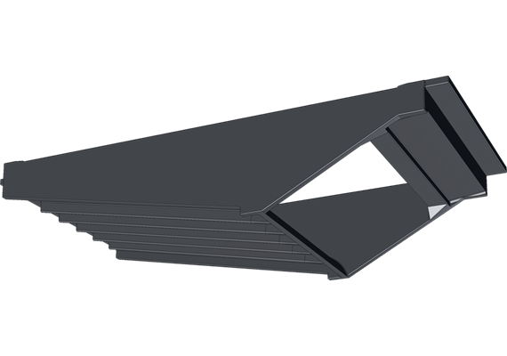 Umrüstrahmen groß 258x555 SH11