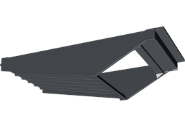 Umrüstrahmen groß 258x555 SH11