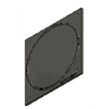 Verschlussplatte 206x206mm zu HGZ F1+F2